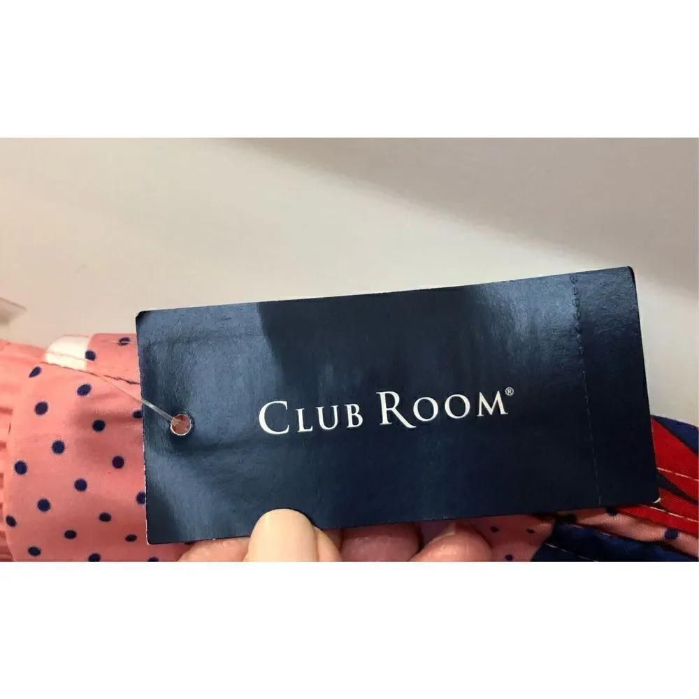 CLUB ROOM - NWT - M Sz M Swim Trunks w/Quick Dry Fabric & Built-In Liner.